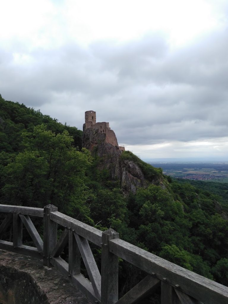 Giersberg castle as seen from St. Ulric castle