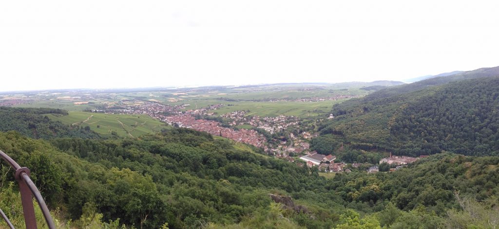 View of Ribeauville from St. Ulrich