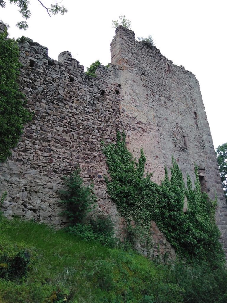 Wall detail with contrast, Haut Ribeaupierre